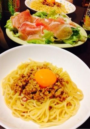 簡単おいしい☆和風納豆玉パスタ-レシピのメイン写真