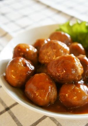 肉だんごの甘酢あんかけ-レシピのメイン写真