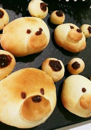 簡単ホットケーキｄｅくまちゃんパン☆-レシピのメイン写真