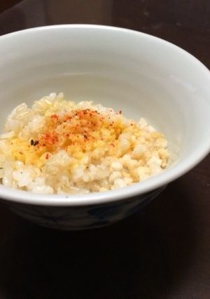 ハッピーターン卵かけごはん-レシピのメイン写真
