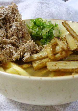 最速のゴボウ天うどん-レシピのメイン写真