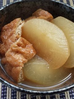 大根と油揚げの炊いたん♪-レシピのメイン写真