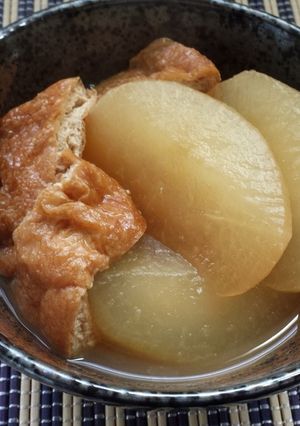 大根と油揚げの炊いたん♪-レシピのメイン写真