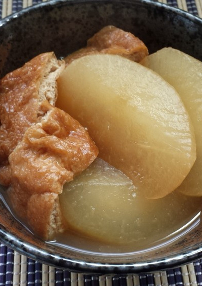 大根と油揚げの炊いたん♪-レシピのメイン写真