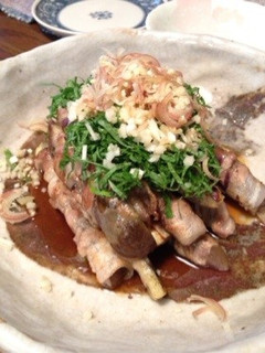 茄子の豚バラ巻き☆薬味をたっぷりのせて-レシピのメイン写真