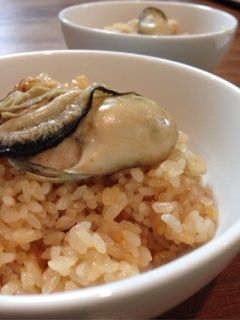 冬の定番、牡蠣のおこわ-レシピのメイン写真