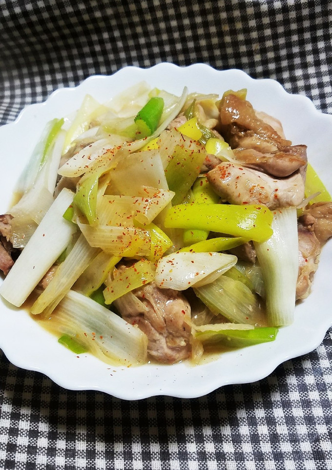 大量の長ネギ消費☆ネギ鶏炒め-レシピのメイン写真
