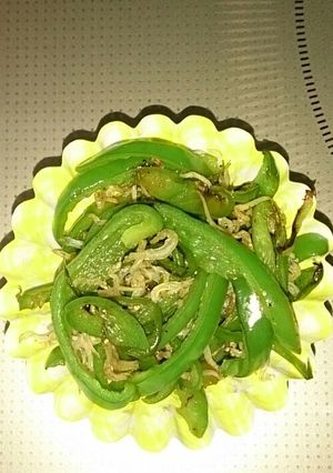 簡単ピーマンとじゃこの醤油炒め-レシピのメイン写真