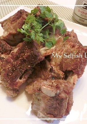簡単！スペアリブのハーブソルト焼き-レシピのメイン写真