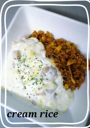 ドリア風うちのクリームご飯-レシピのメイン写真