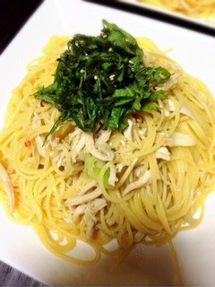 あっさり簡単!長ネギとささみの和風パスタ-レシピのメイン写真