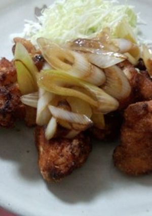 低糖質　鶏胸肉の唐揚げ　ネギソース-レシピのメイン写真