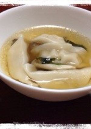 ゆでぎょうざのスープ(簡単)-レシピのメイン写真