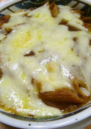 ★カレーを＊ペンネのカレーグラタン＊へ♪-レシピのメイン写真