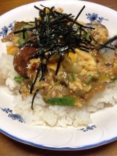 ササッとサンマ!蒲焼き缶で卵とじ丼☆-レシピのメイン写真