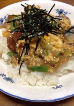 ササッとサンマ！蒲焼き缶で卵とじ丼☆-レシピのメイン写真