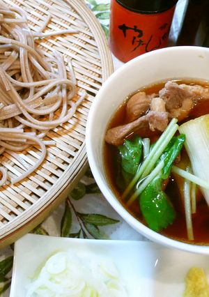 冬は鴨！熱々鴨汁つけ蕎麦❀-レシピのメイン写真