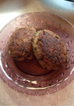 高野豆腐と鯖缶でハンバーグ^_^-レシピのメイン写真
