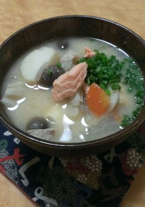 体が芯から暖まる母直伝のおいしい粕汁-レシピのメイン写真