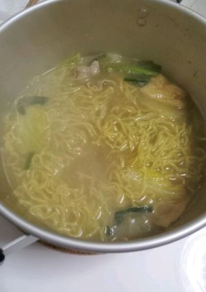 2465180の味噌鍋の〆ラーメンです-レシピのメイン写真