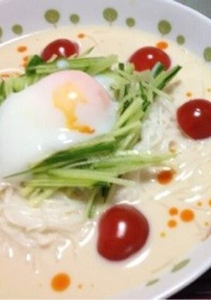 簡単＊豆乳そうめん-レシピのメイン写真