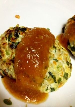 野菜たっぷり＊ハンバーグ-レシピのメイン写真