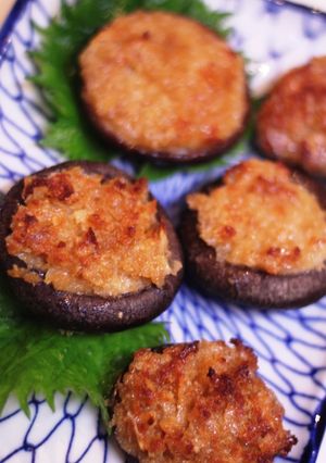 簡単♪すぐできる！椎茸のパン粉マヨ焼き-レシピのメイン写真