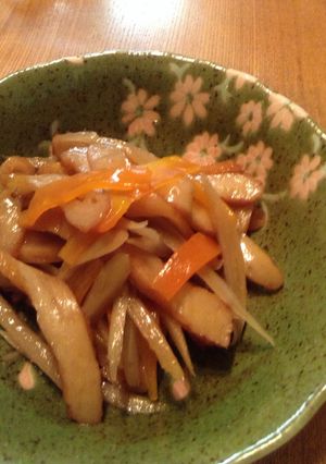ごぼうと平てんできんぴら風煮-レシピのメイン写真