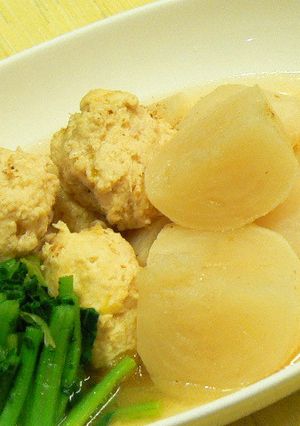 カブがとろける★鶏つくねとかぶの含め煮-レシピのメイン写真