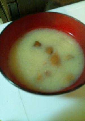 落葉きのこの味噌汁-レシピのメイン写真