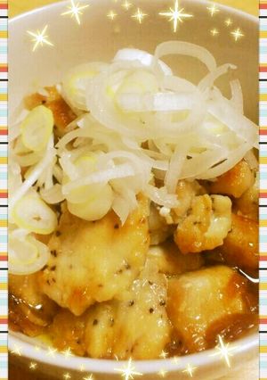 簡単♪にんにくと長ねぎのバター醤油チキン-レシピのメイン写真
