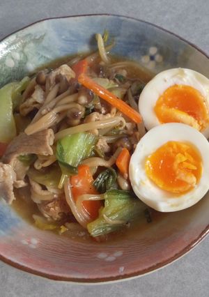 ☆チンゲン菜と豚肉で中華あんかけ☆-レシピのメイン写真