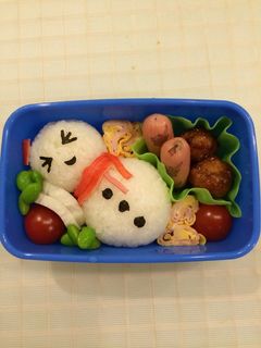 雪だるま弁当。oO-レシピのメイン写真