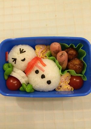 雪だるま弁当｡oO-レシピのメイン写真