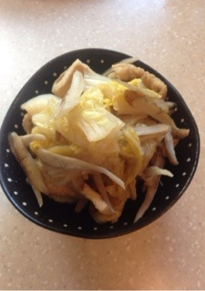 白菜とごぼうと薄揚げの旨煮(^^)-レシピのメイン写真