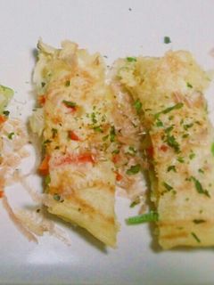 離乳食・幼児食☆手づかみ☆納豆お好み焼き-レシピのメイン写真