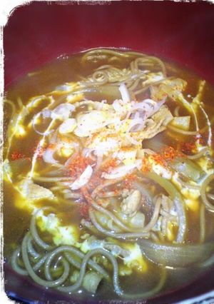 カレー南蛮蕎麦-レシピのメイン写真