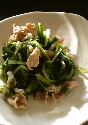 水菜の白だしさっと煮-レシピのメイン写真