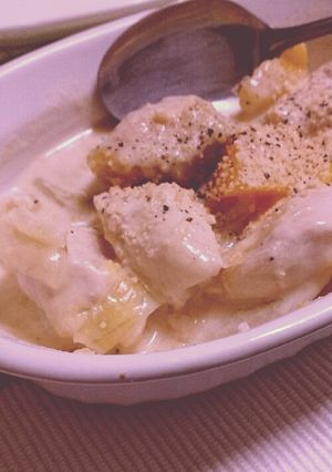 白菜と薩摩芋のクリームシチュー-レシピのメイン写真