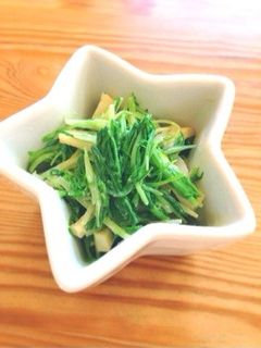 水菜とかまぼこのわさびマヨ和え-レシピのメイン写真