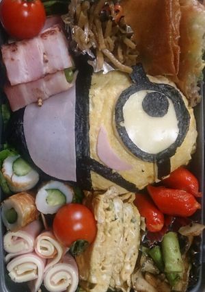 ミニオン弁当-レシピのメイン写真