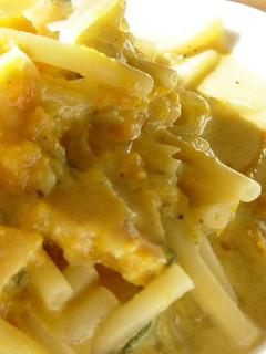 かぼちゃの豆乳クリームパスタ-レシピのメイン写真