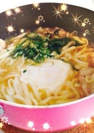 袋うどんで♥︎簡単味噌煮込みうどん-レシピのメイン写真