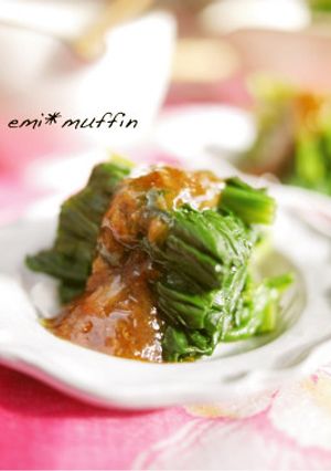 青野菜が進んじゃう♡梅肉ソース-レシピのメイン写真