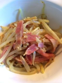 ハムともやしのカレーソース和え。-レシピのメイン写真