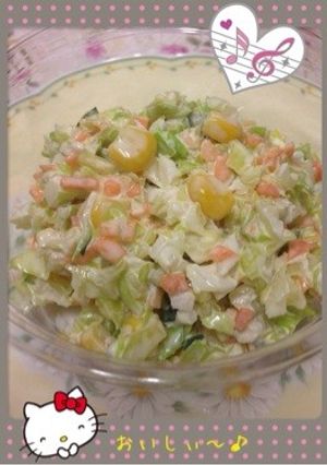 コールスロ〜かも〜(o˘◡˘o)♡-レシピのメイン写真