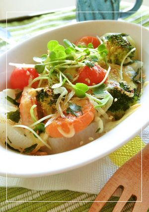たっぷり野菜の❂越前磯の香焼き❂-レシピのメイン写真