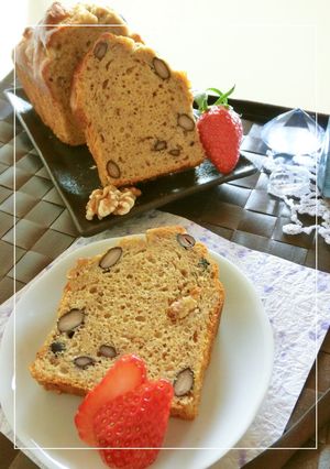 ❀和❀胡桃・黒豆・きな粉のパウンドケーキ-レシピのメイン写真