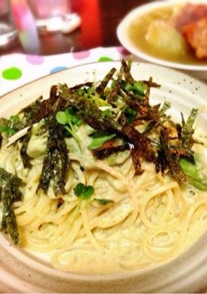 とっても簡単☆アボカドのクリームパスタ-レシピのメイン写真