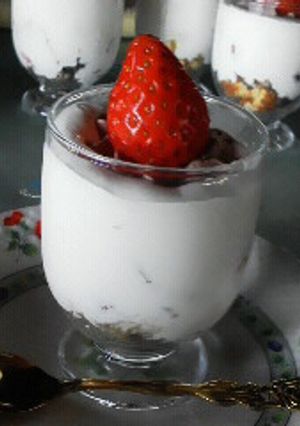 チーズとイチゴのふわとろムース-レシピのメイン写真